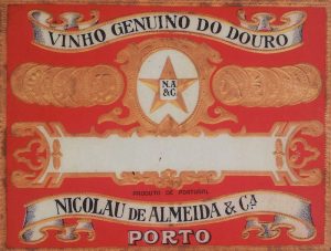 Rótulo da extinta companhia Nicolau de Almeida
